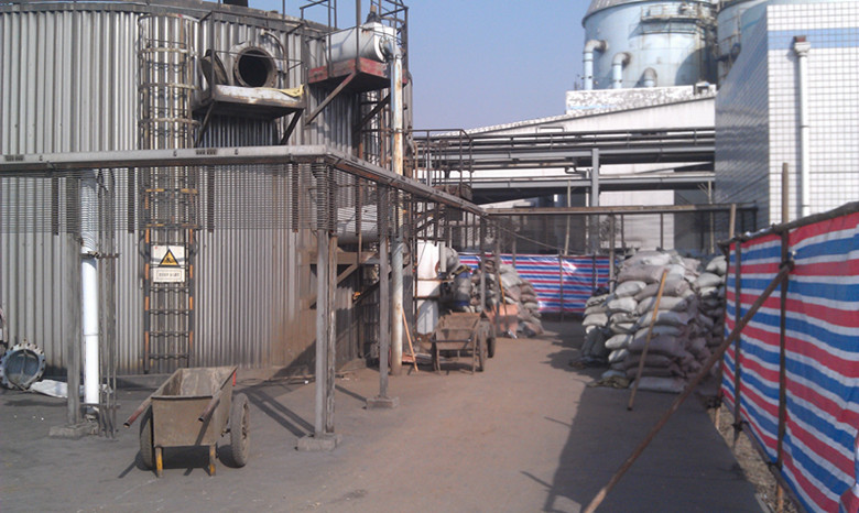 陜西大唐電廠(chǎng)石英砂過(guò)濾器濾料更換施工